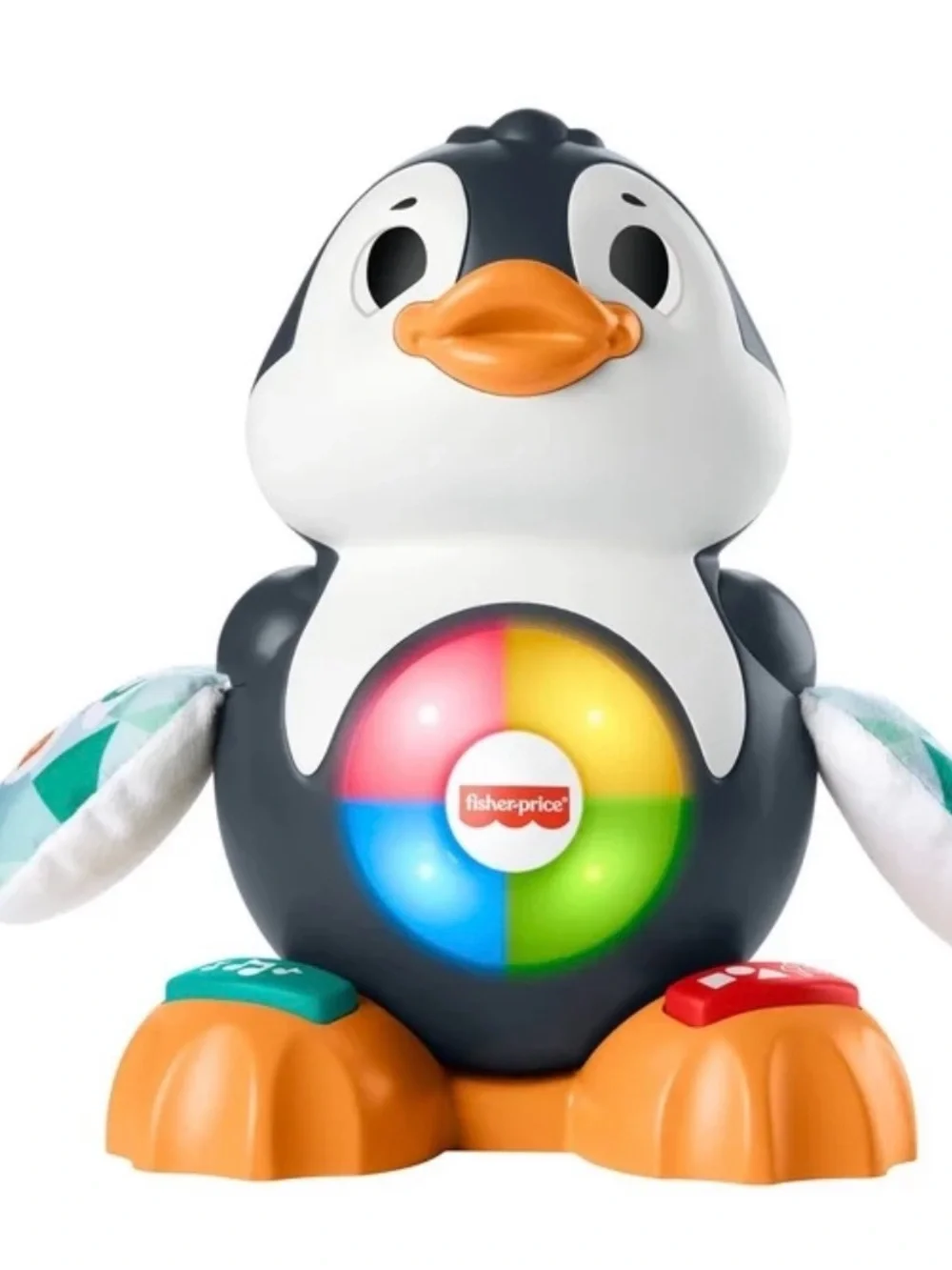Fisher-Price Light-Up Dancing Penguin Toy - Black, White & Orange - Cool Beats